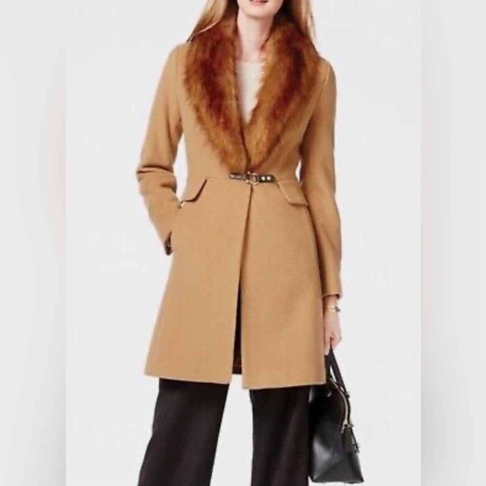 Ivanka Trump Camel Wool Coat